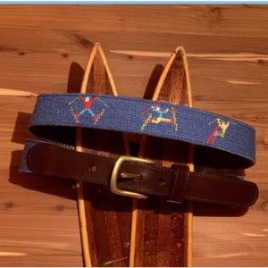Skiing Needle Point Belt